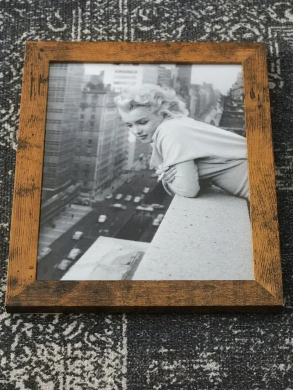 Marilyn Monroe NYC Balcony Photo Print 8x10 Vintage Hollywood Wall Decor Art